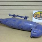 1997 Tigershark Daytona 1000 Expansion Chamber and Pipe Head Assembly 0612-802 0612-801