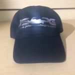 JSPG Black Hat Metallic Blue Logo
