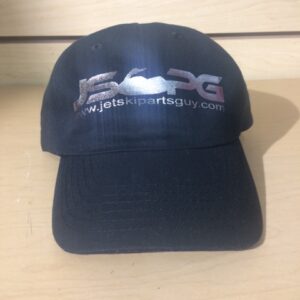 JSPG Black Hat Metallic Blue Logo