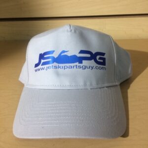 JSPG Grey Hat Metallic Blue Logo